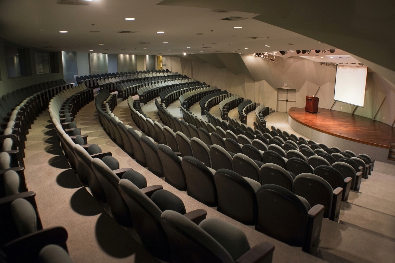 Anfiteatro principal, visão da plateia